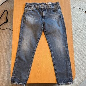 AG Women’s Blue Washed Denim Jeans